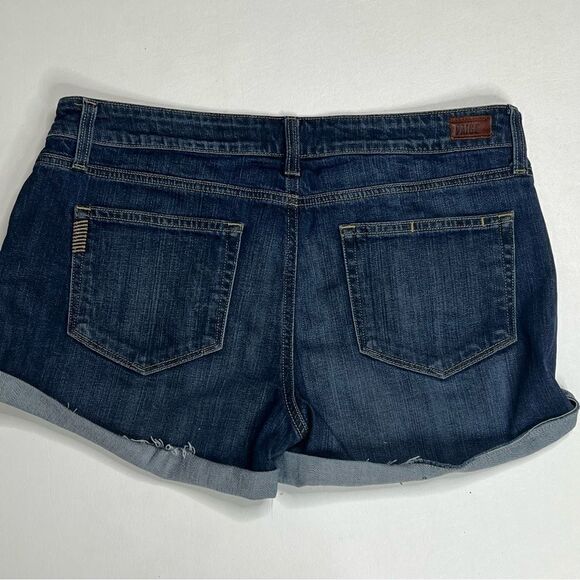 Paige | Jimmy Jimmy Short Factory Distressed Denim Shorts - Picture 5 of 5